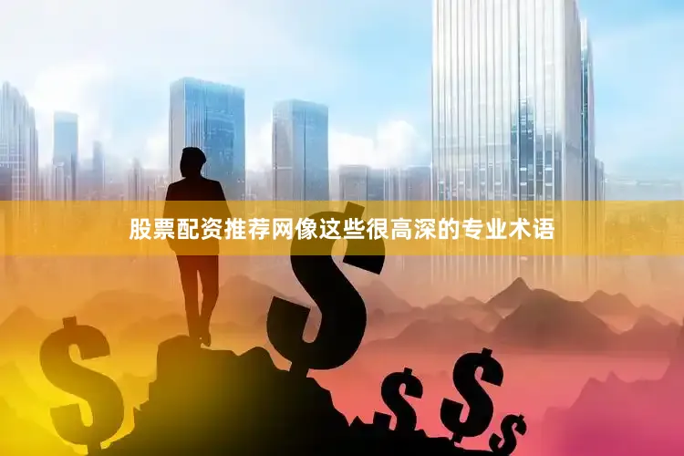 股票配资推荐网像这些很高深的专业术语